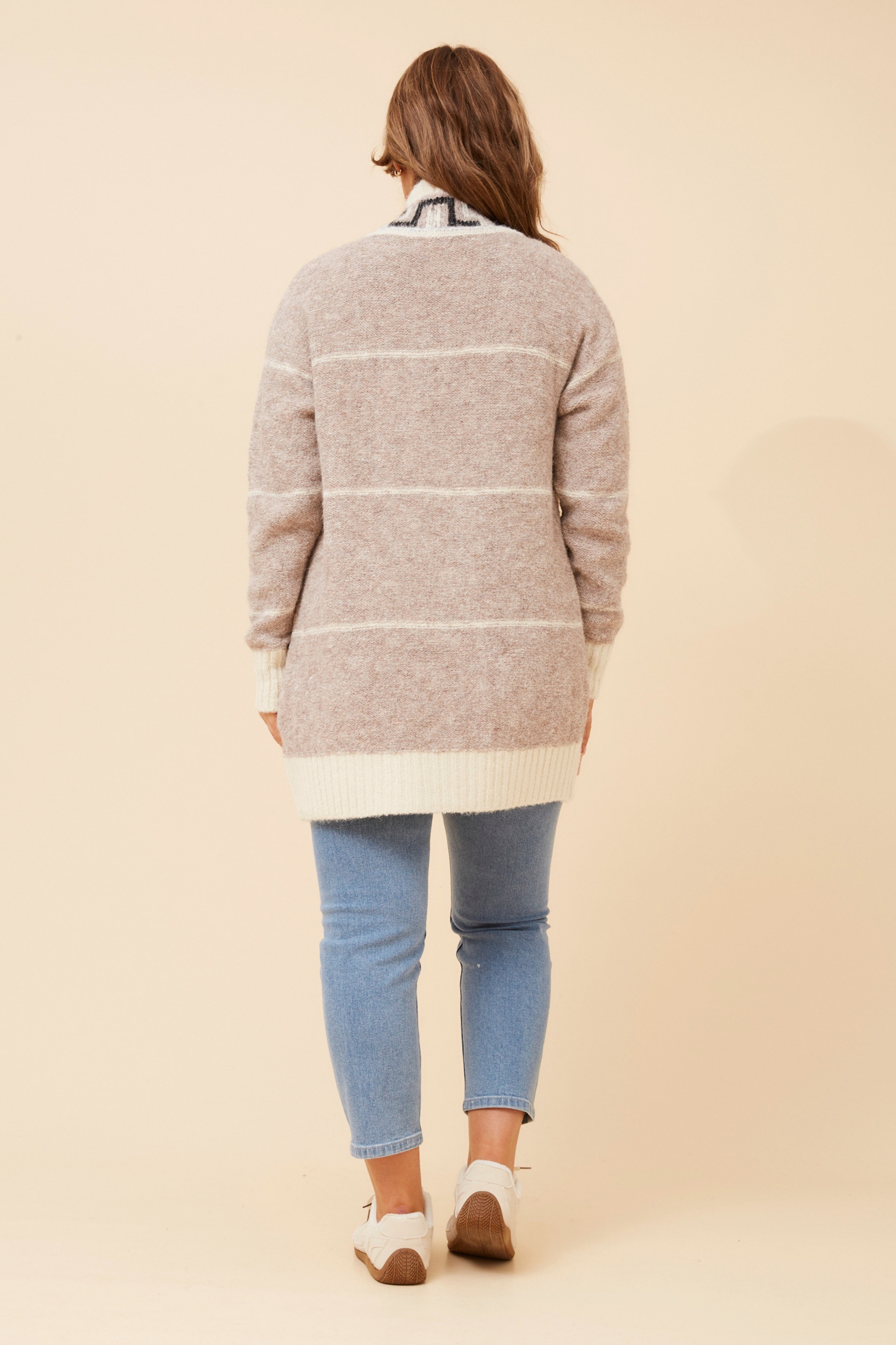 WYLDA JACQUARD KNIT CARDIGAN
