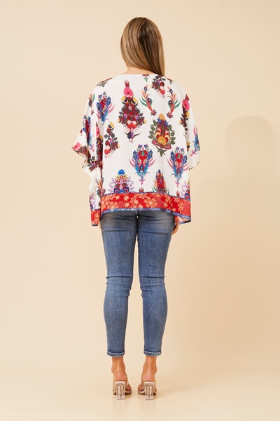 WYNTON BORDER PRINT TOP