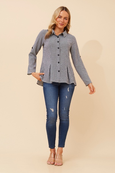 YANCIE GINGHAM PRINT SHIRT