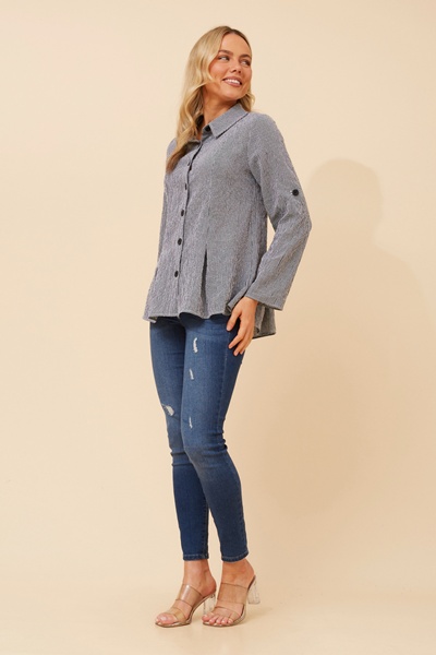 YANCIE GINGHAM PRINT SHIRT
