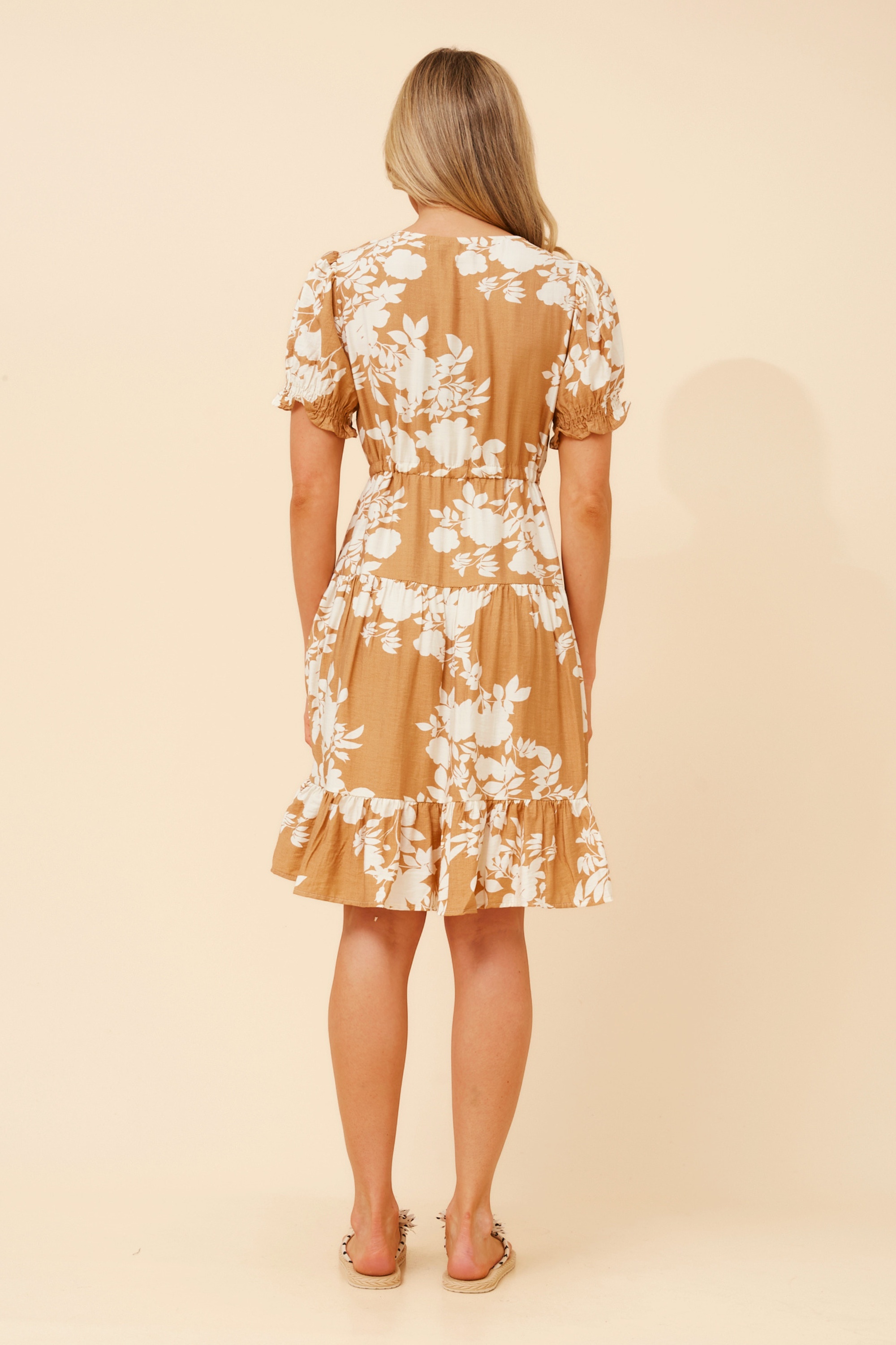 YANNA FLORAL SHORT DRESS