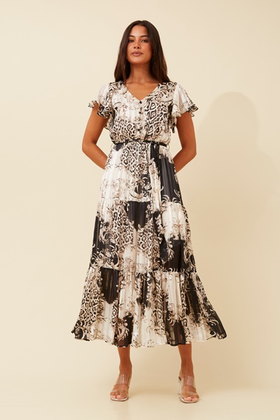 YASMIN ANIMAL PRINT MAXI DRESS