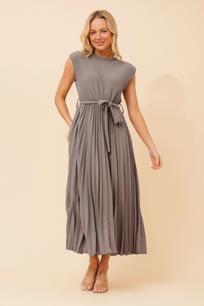 YESENIA SOLID MAXI DRESS
