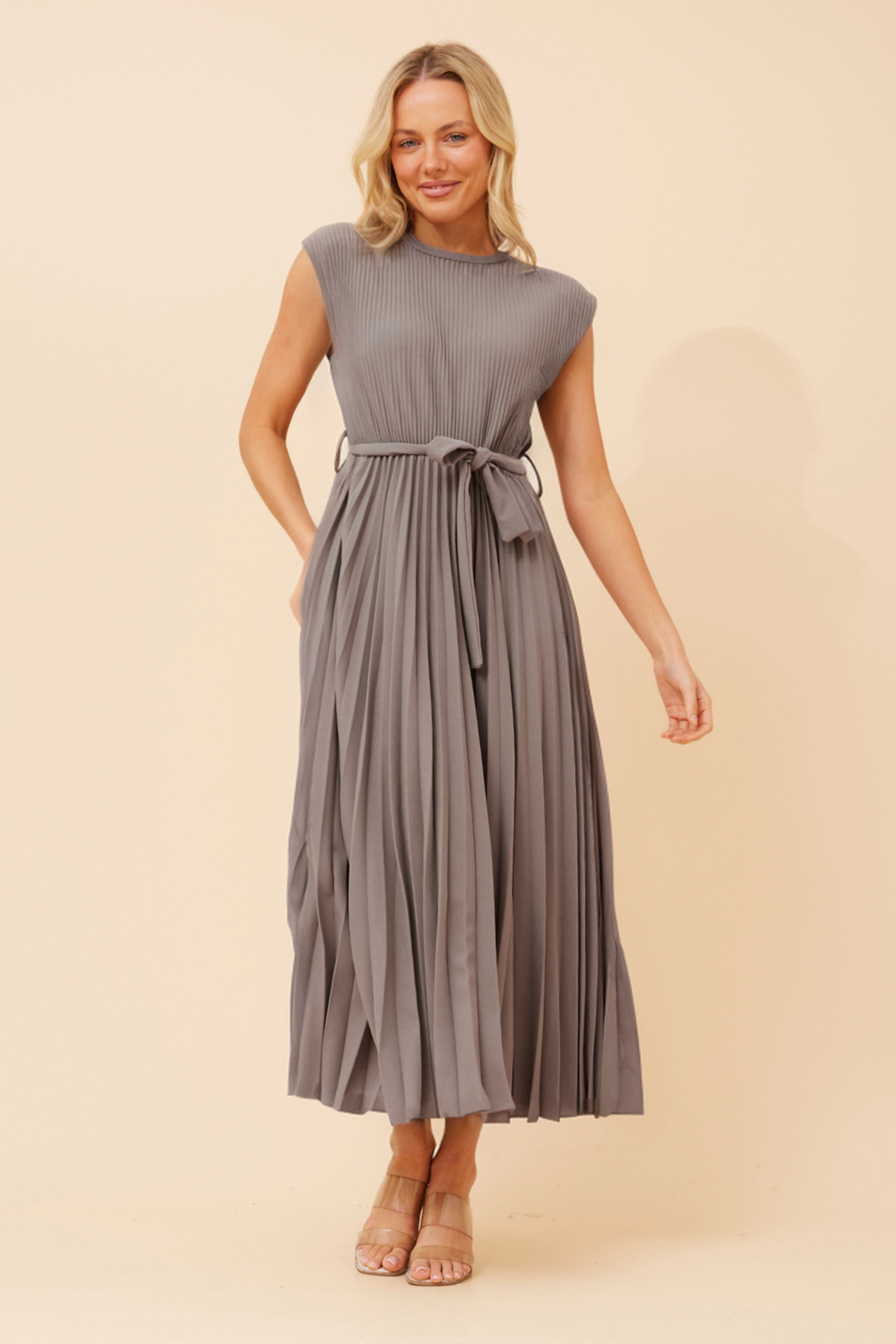 YESENIA SOLID MAXI DRESS