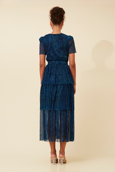 YOKO SHIMMER MAXI DRESS