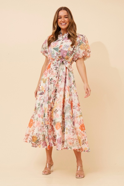 YORI FLORAL MAXI DRESS
