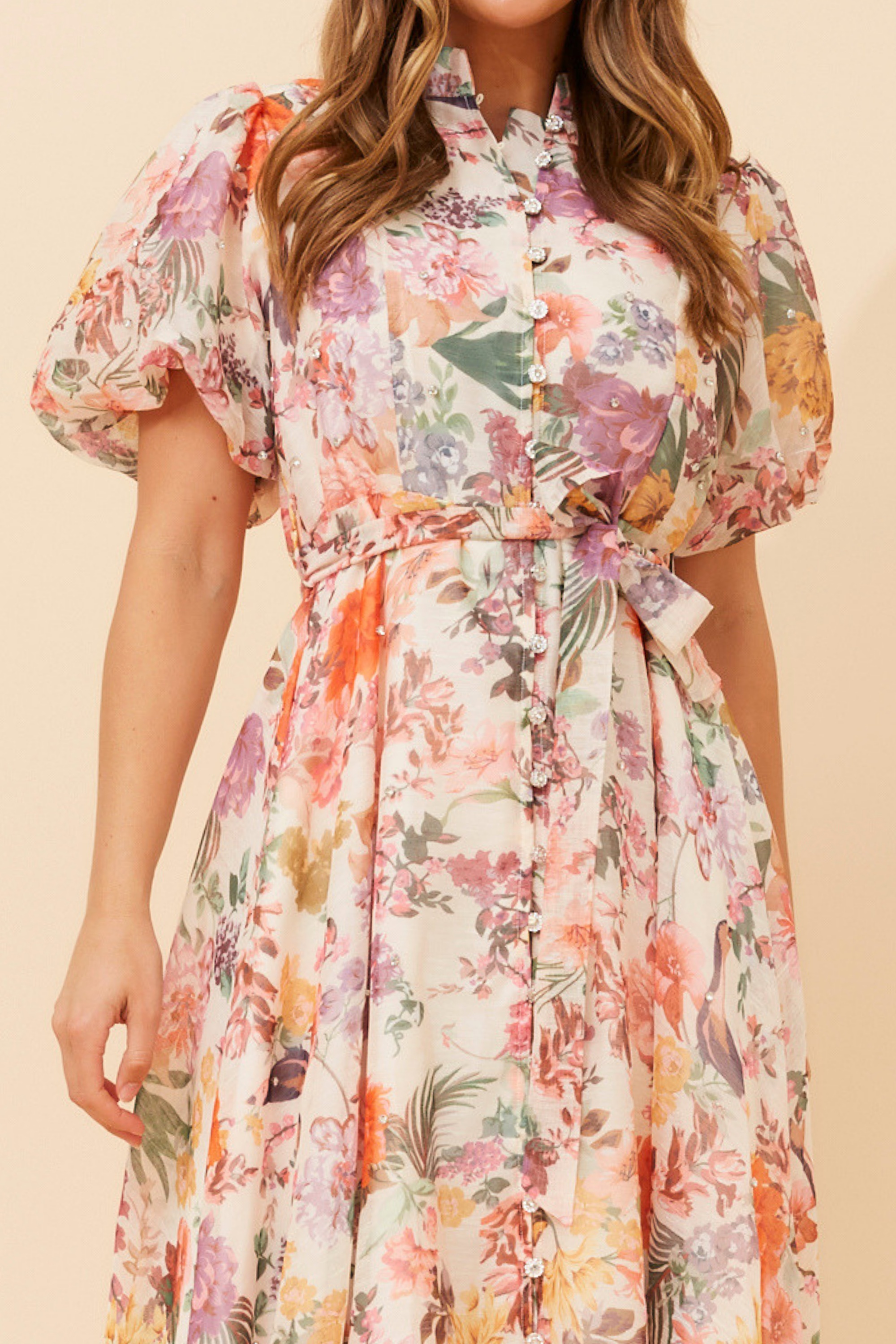 YORI FLORAL MAXI DRESS