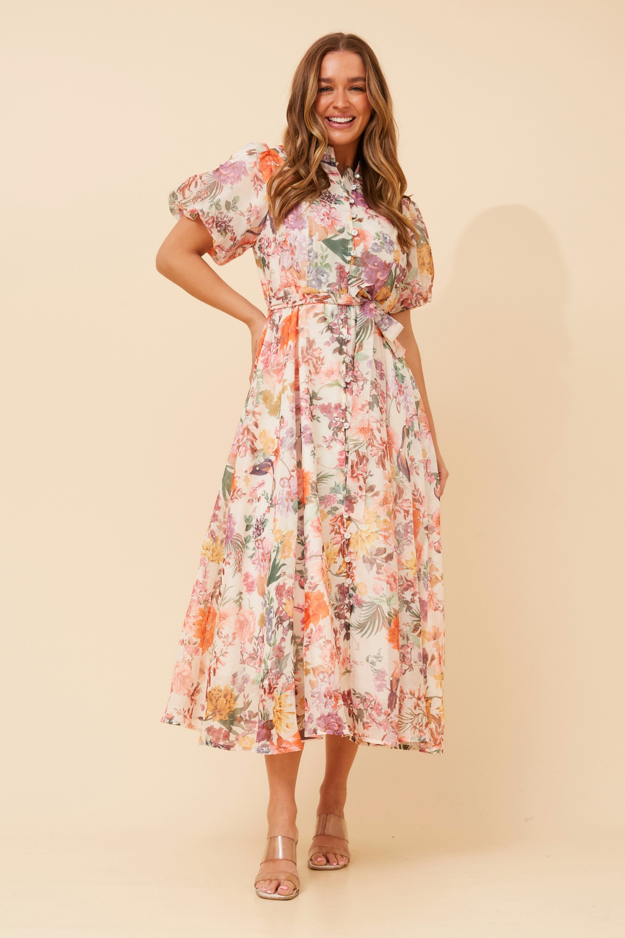 YORI FLORAL MAXI DRESS