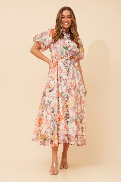YORI FLORAL MAXI DRESS