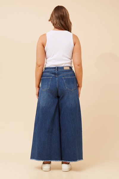 YOSEF DENIM WIDE LEG PANTS