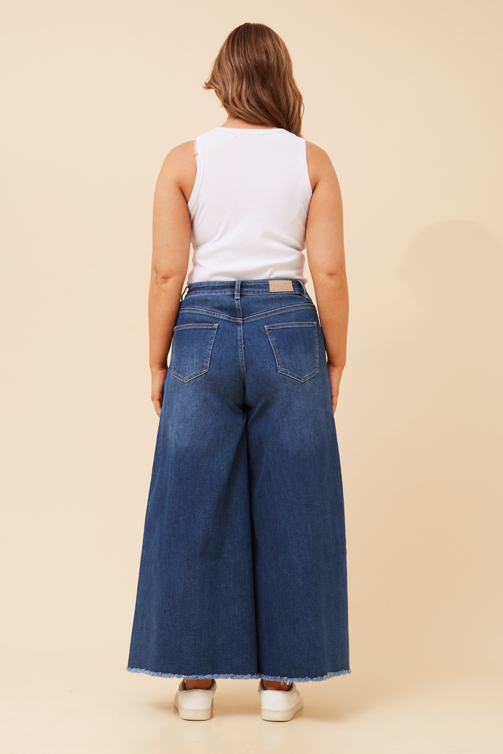 YOSEF DENIM WIDE LEG PANTS