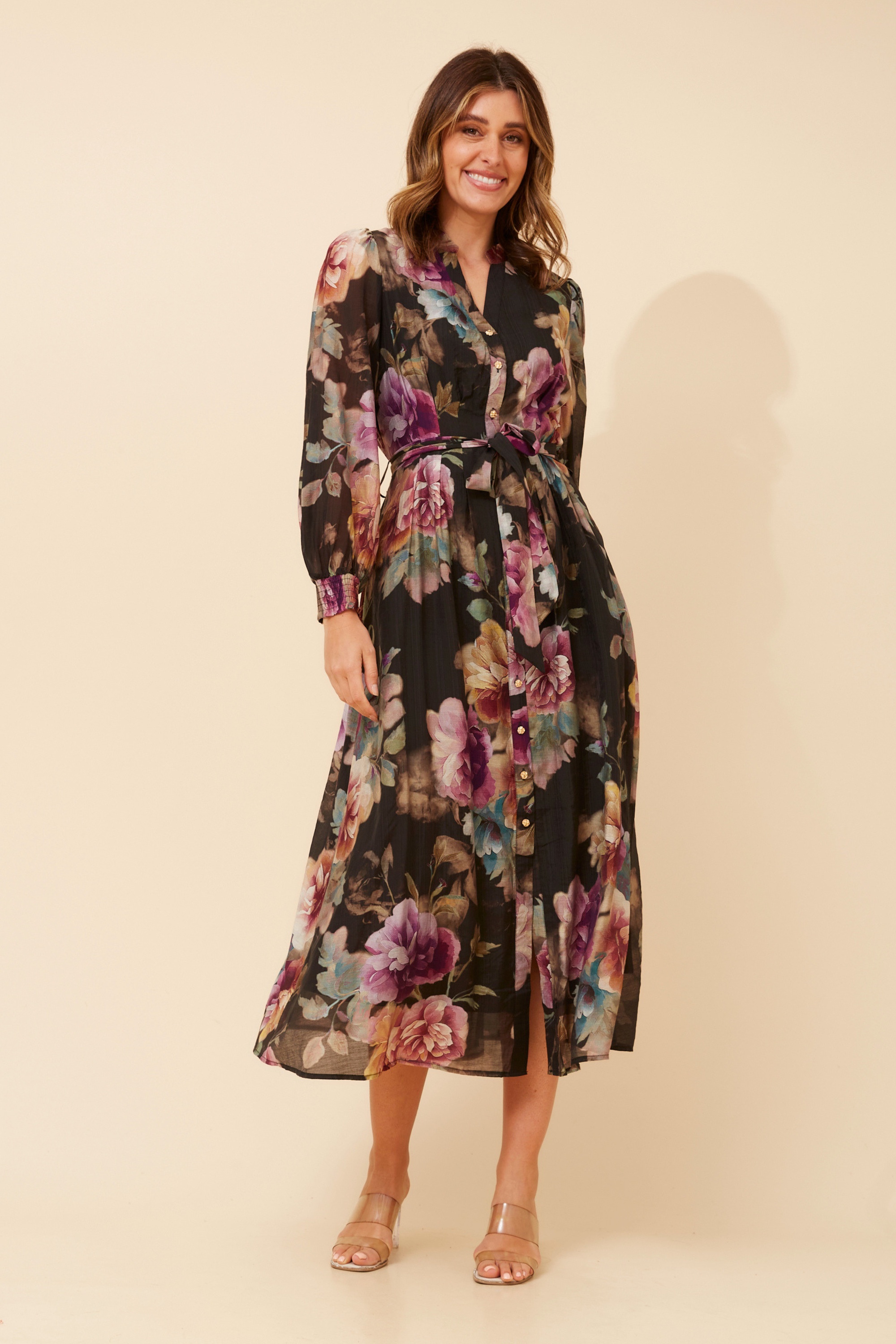 YUK FLORAL MAXI DRESS