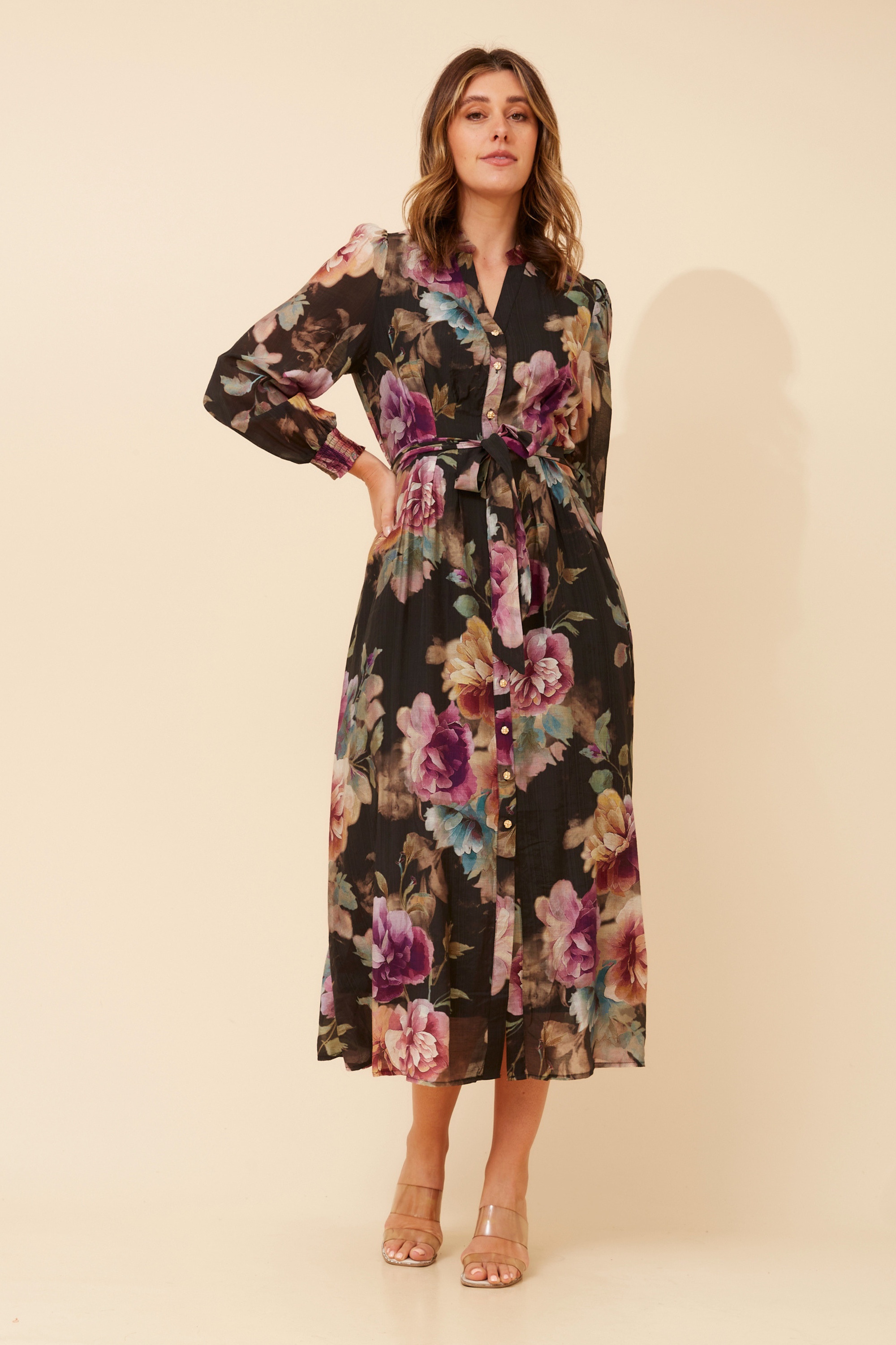 YUK FLORAL MAXI DRESS