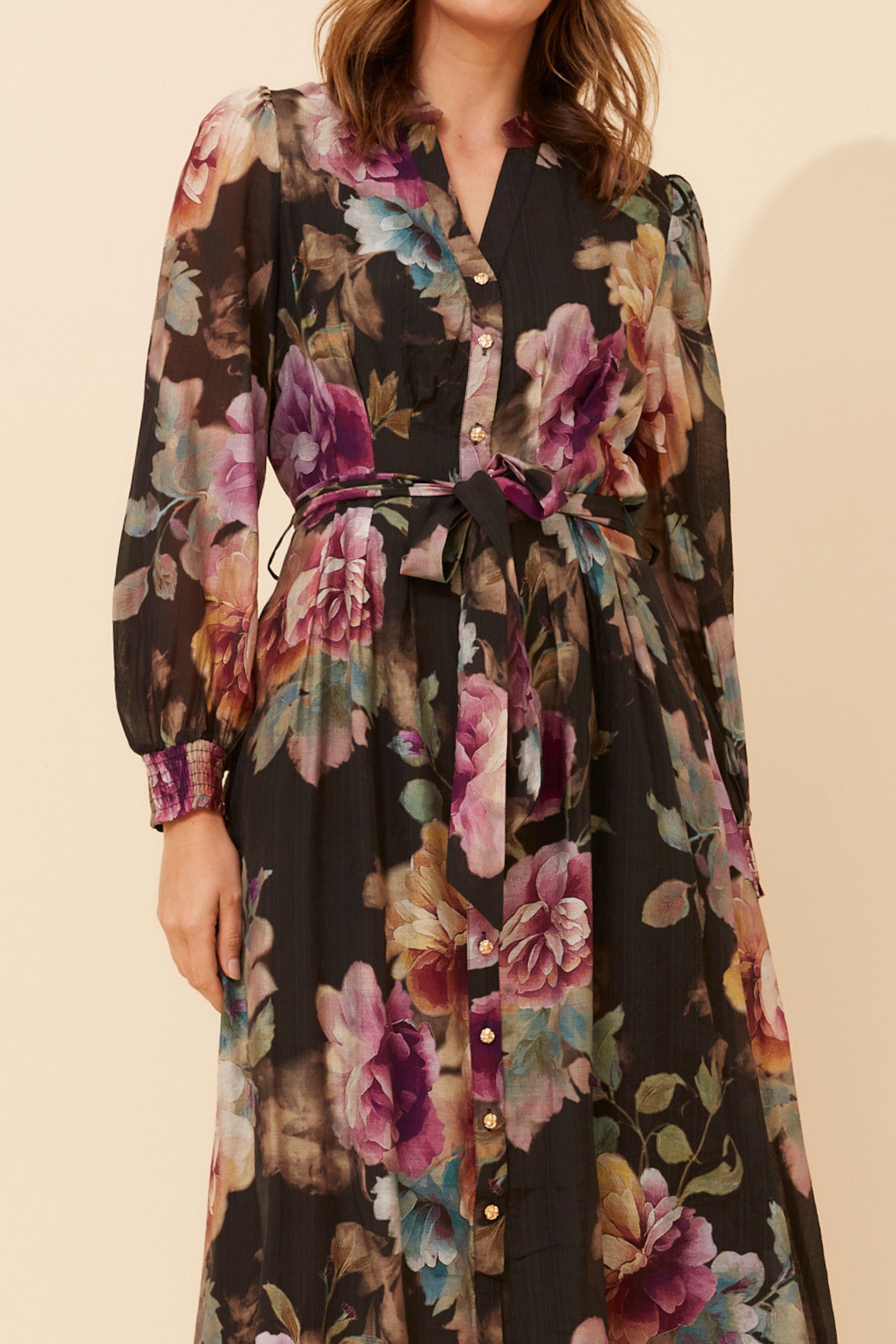 YUK FLORAL MAXI DRESS