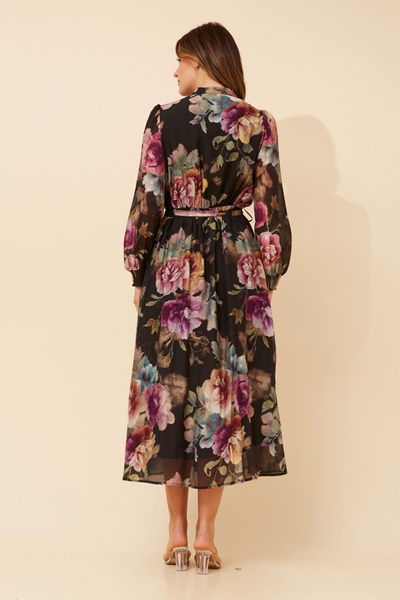 YUK FLORAL MAXI DRESS