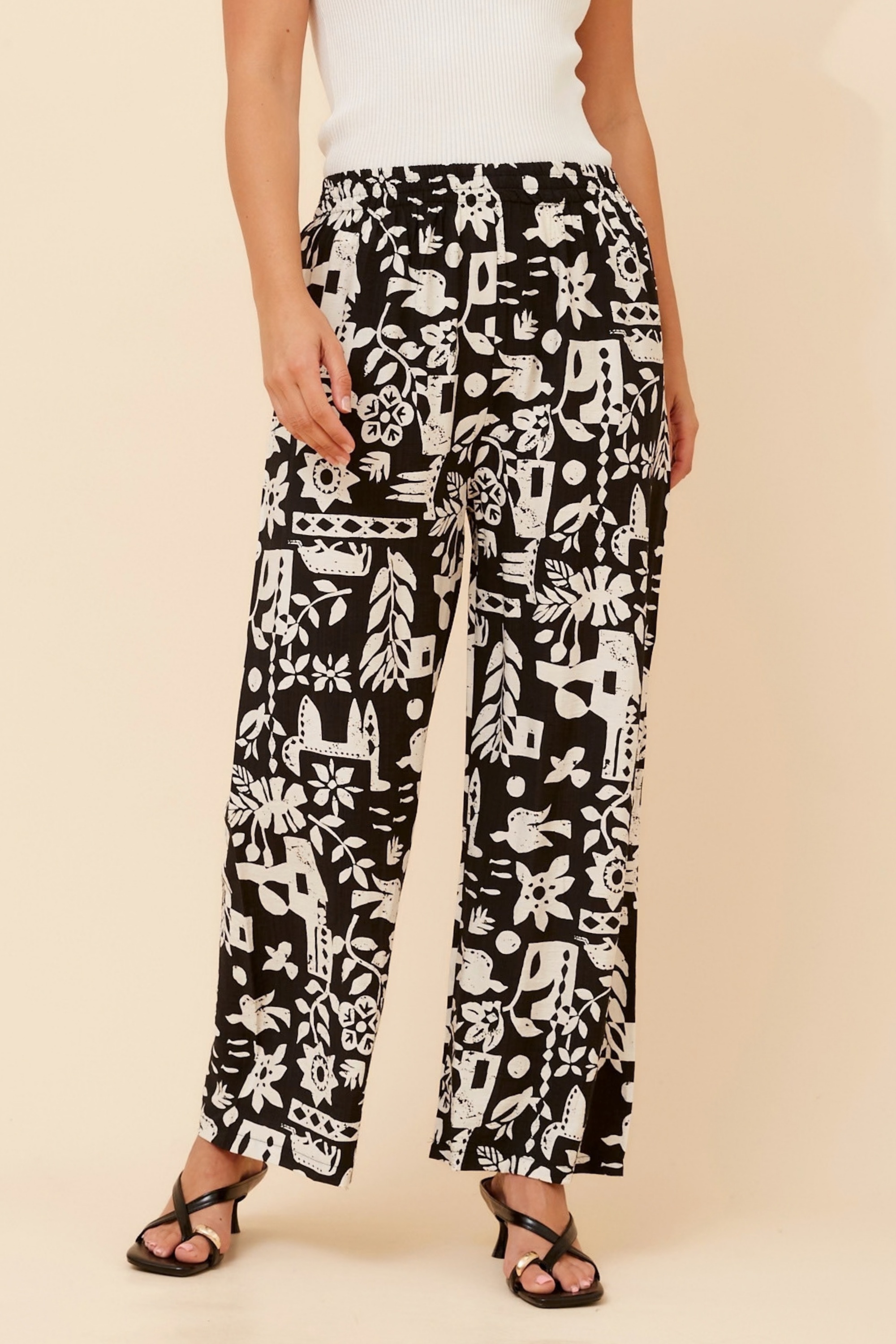 YULENKA WANDERLUST PRINT PANTS