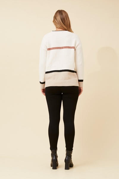 YUNA COLOURBLOCK KNIT JUMPER