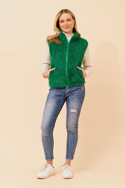ZABRINA FAUX FUR VEST