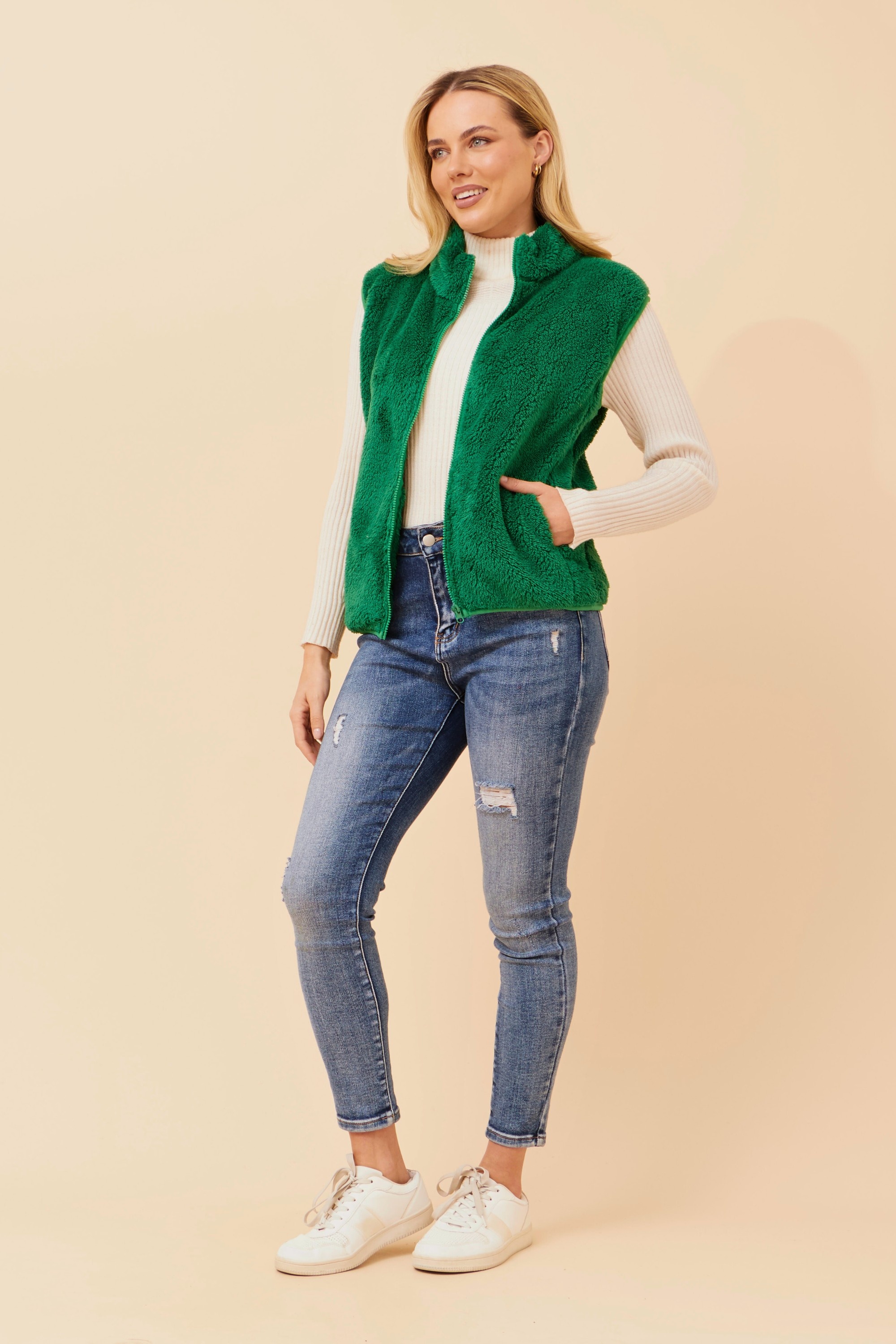 ZABRINA FAUX FUR VEST