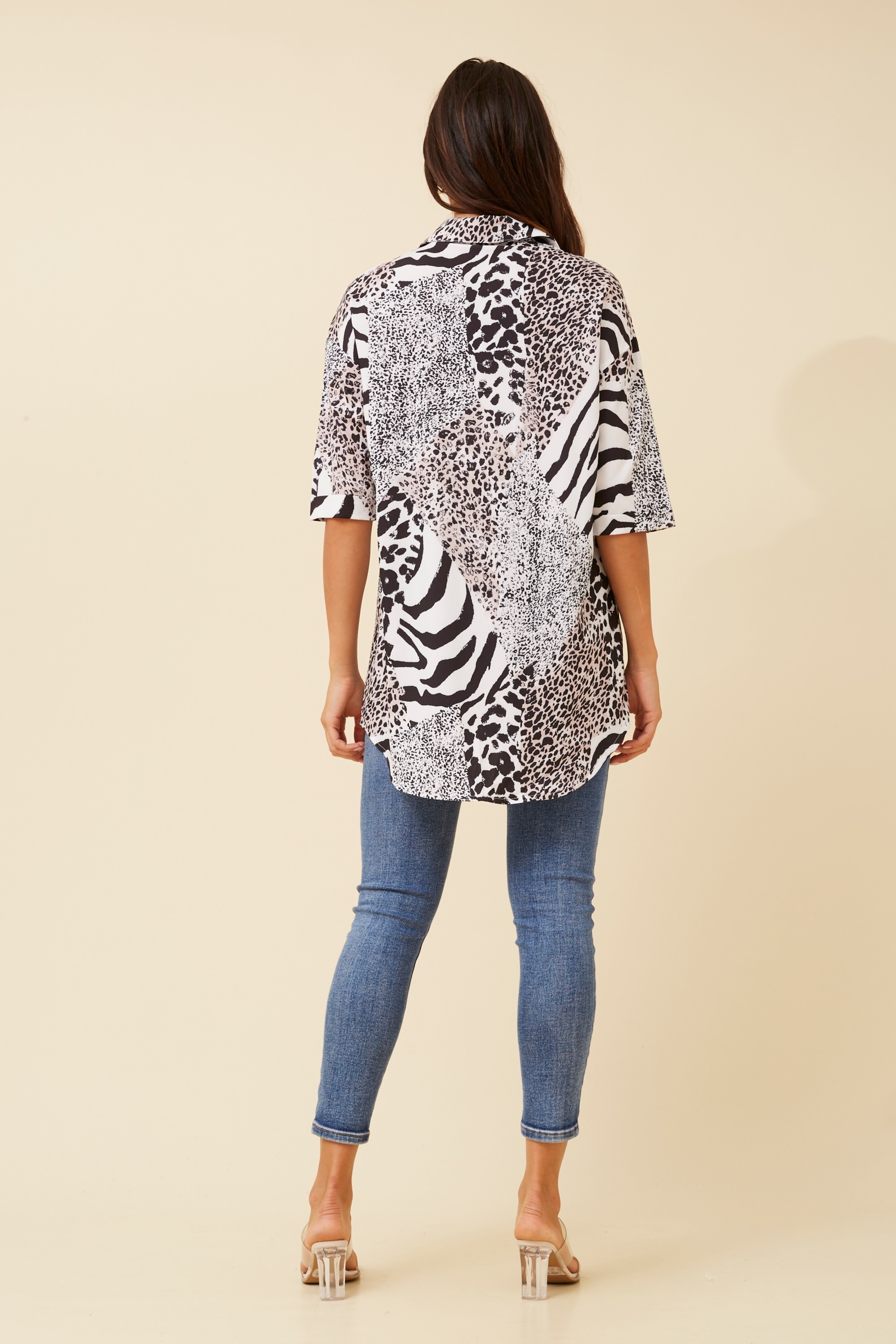 ZADIE ANIMAL PRINT SHIRT