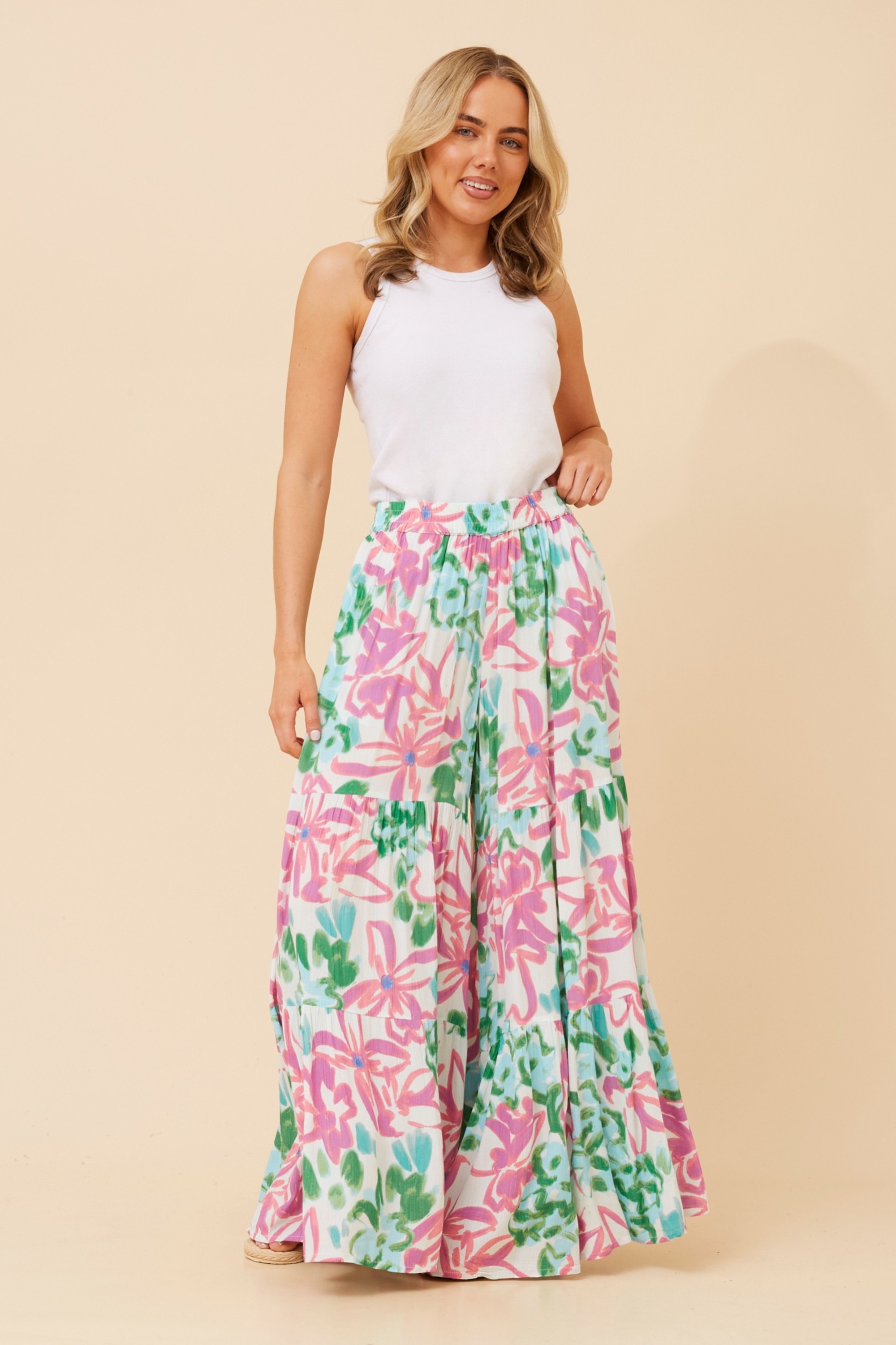 ZAELIA FLORAL PANTS