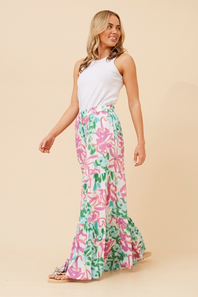 ZAELIA FLORAL PANTS
