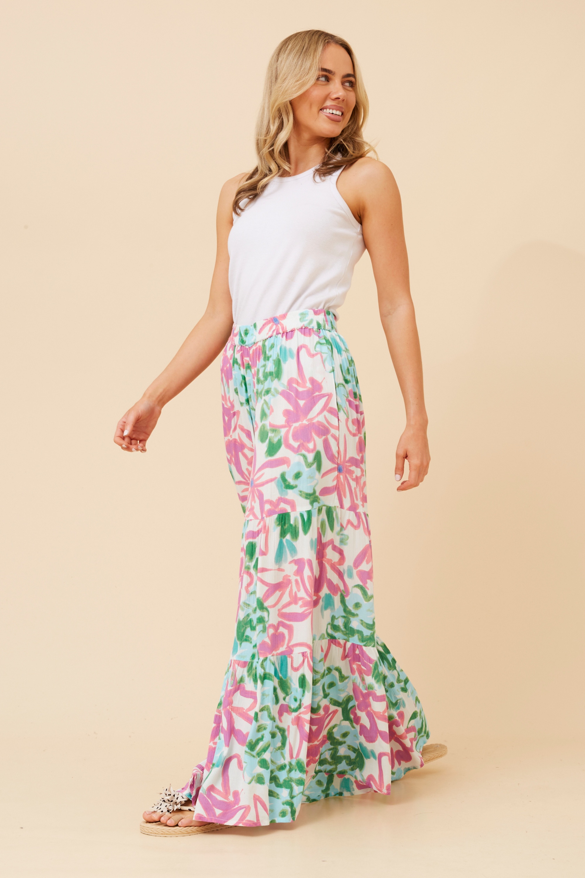 ZAELIA FLORAL PANTS