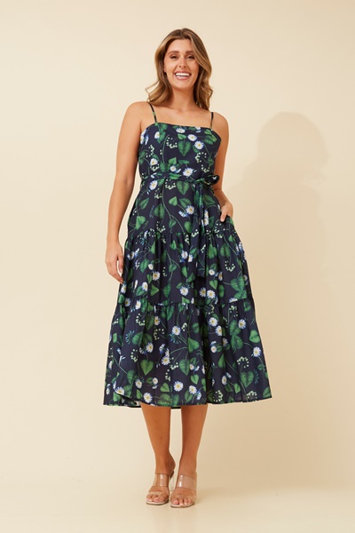 ZAFIRA FLORAL MIDI DRESS