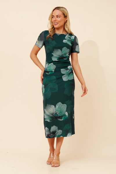 ZAINA FLORAL BODYCON DRESS