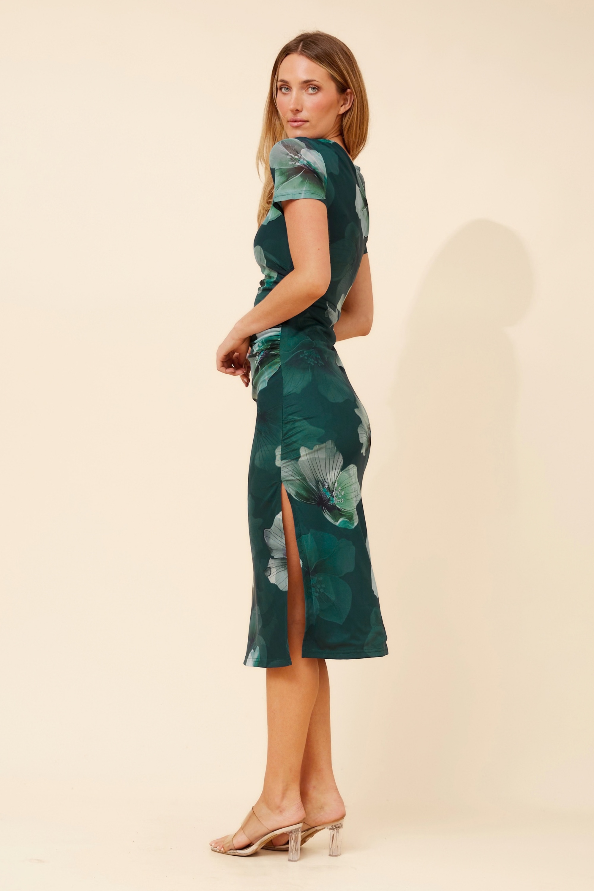 ZAINA FLORAL BODYCON DRESS