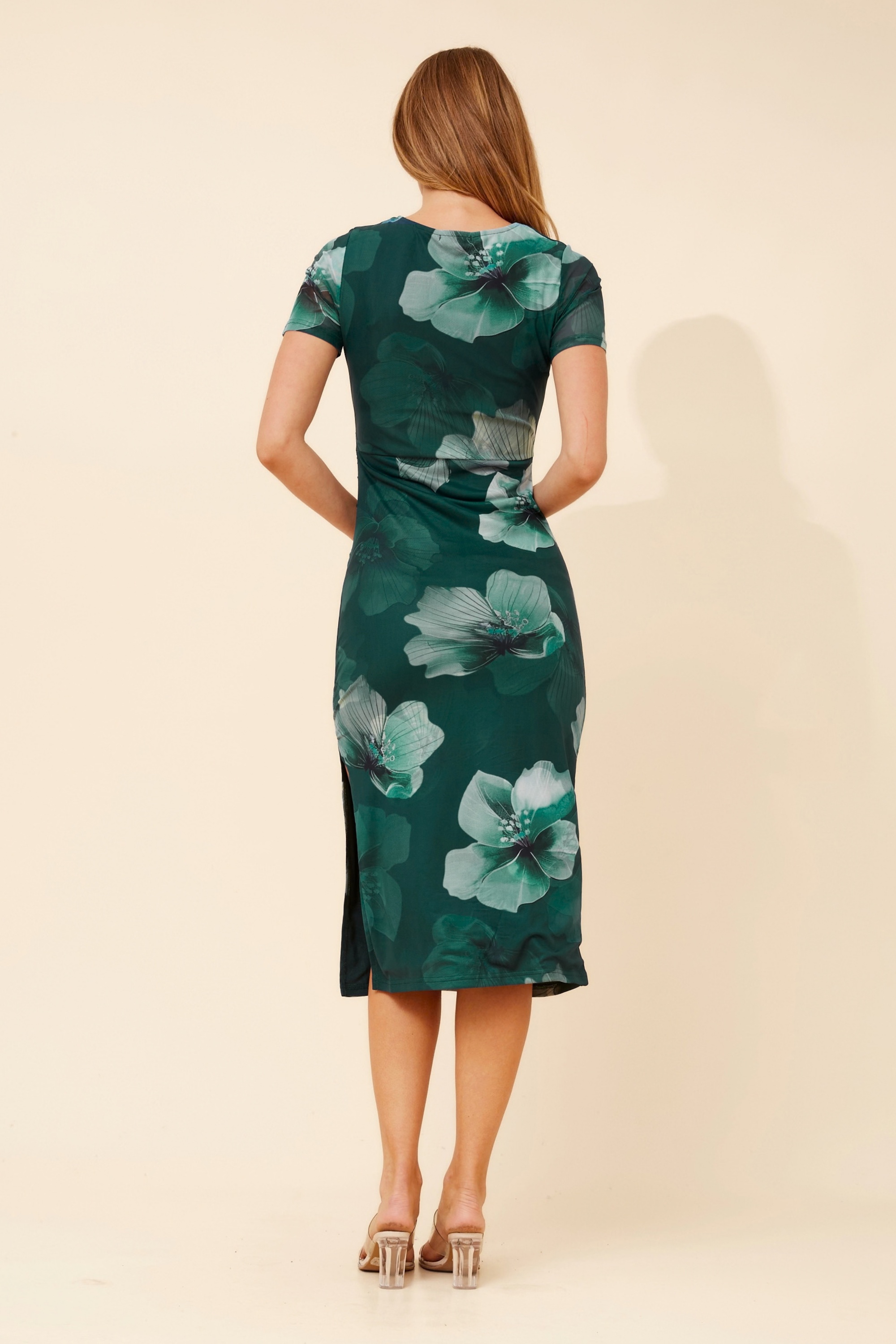 ZAINA FLORAL BODYCON DRESS
