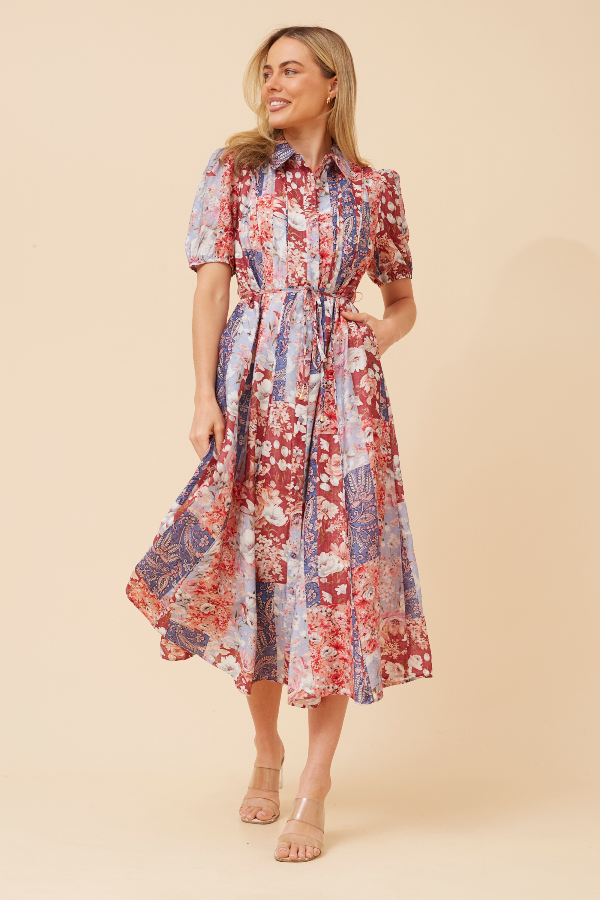 ZAINAB FLORAL MIDI DRESS