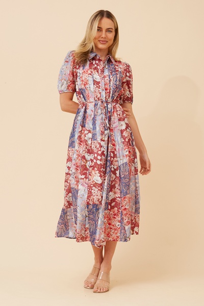 ZAINAB FLORAL MIDI DRESS