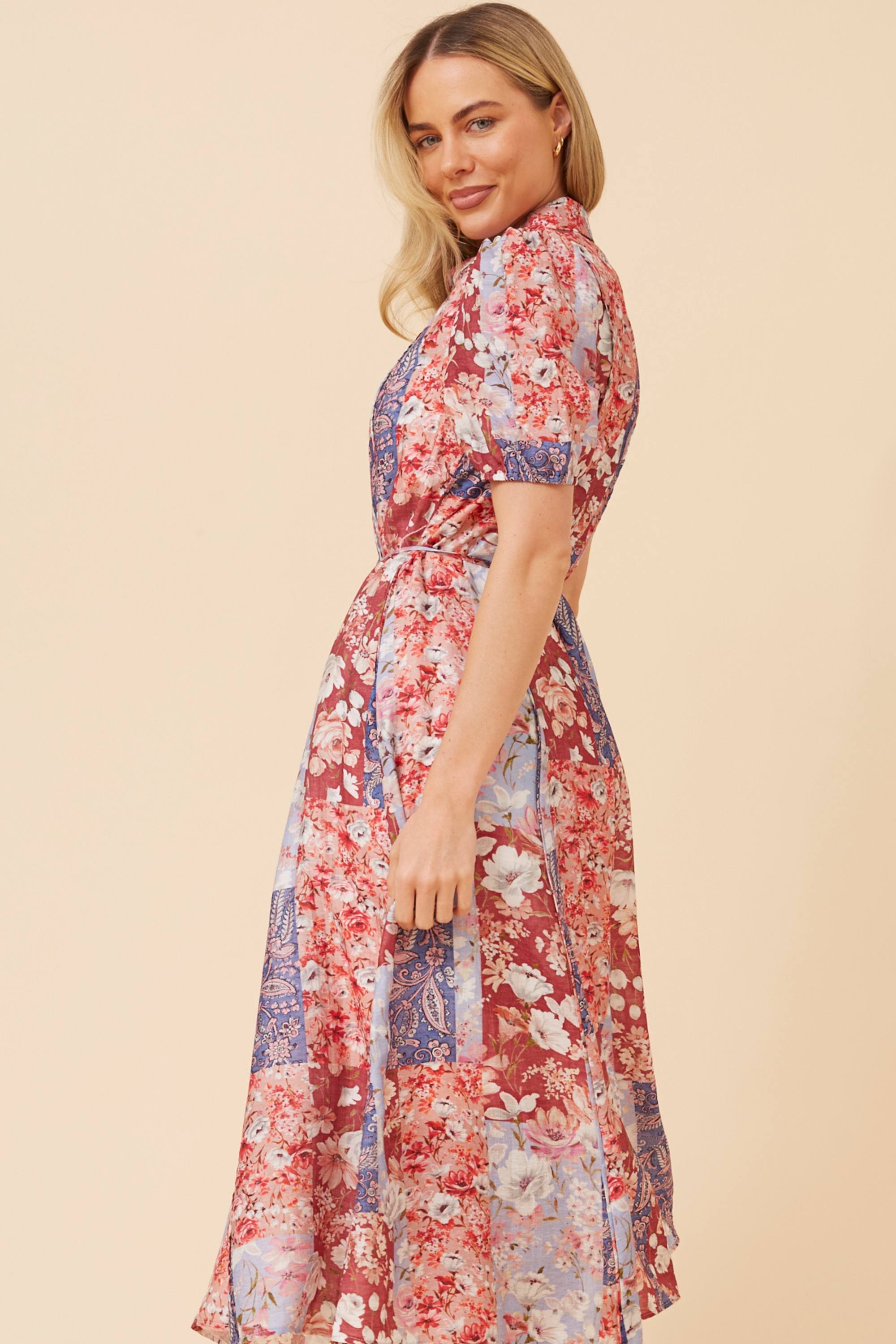 ZAINAB FLORAL MIDI DRESS