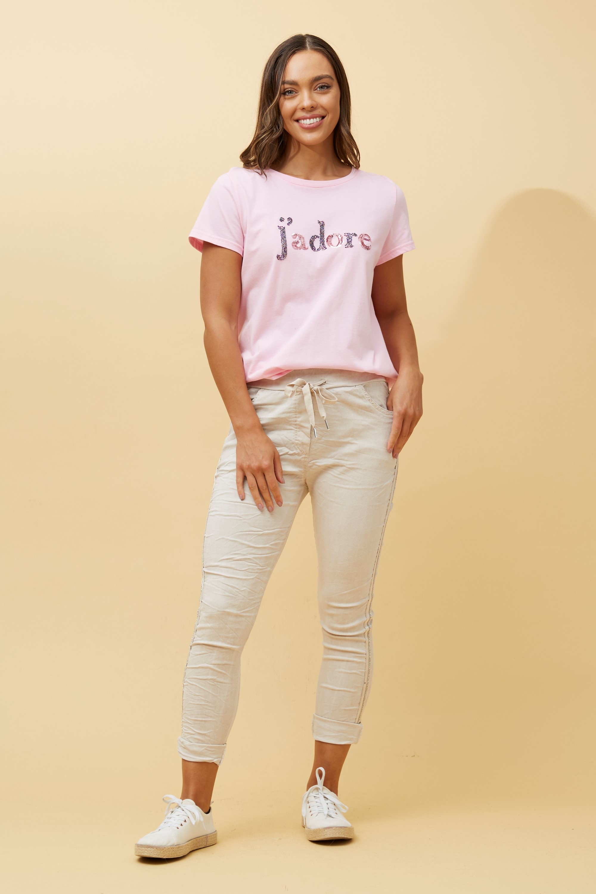 ZANJA DIAMANTE DETAIL JOGGER PANTS