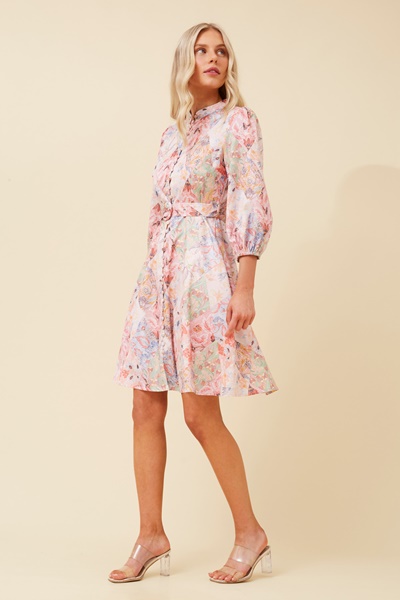 ZAYA BOTANICAL PRINT DRESS