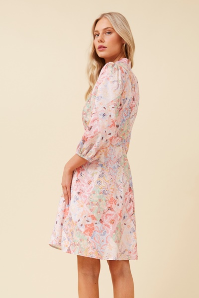 ZAYA BOTANICAL PRINT DRESS