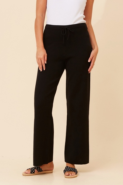 ZAYNE WIDE LEG KNIT PANTS