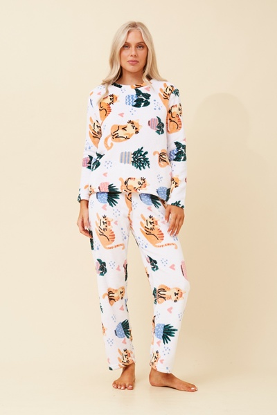 ZEN ANIMAL PRINT PYJAMA SET