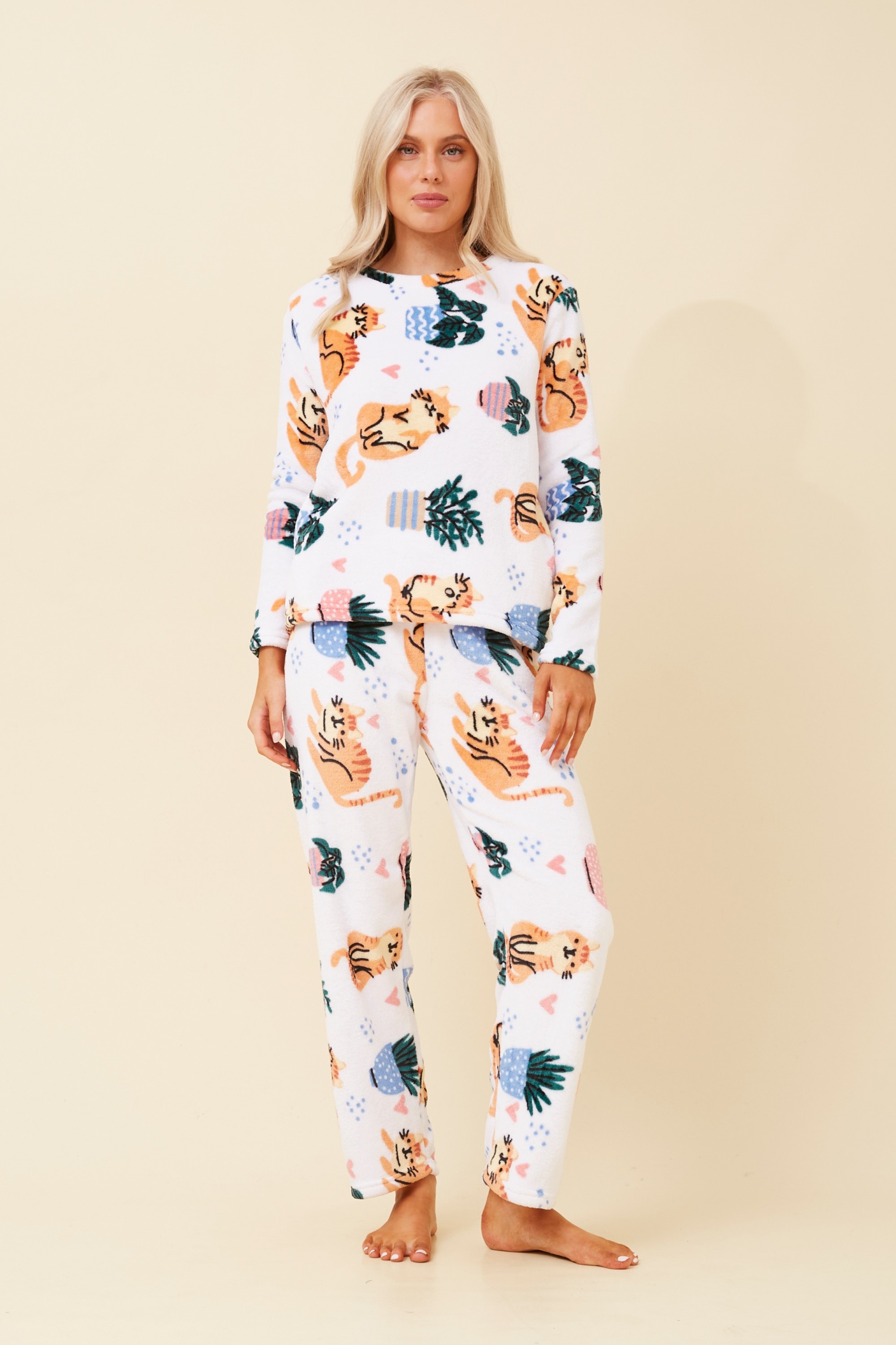 ZEN ANIMAL PRINT PYJAMA SET