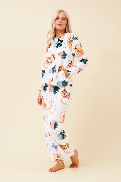 ZEN ANIMAL PRINT PYJAMA SET