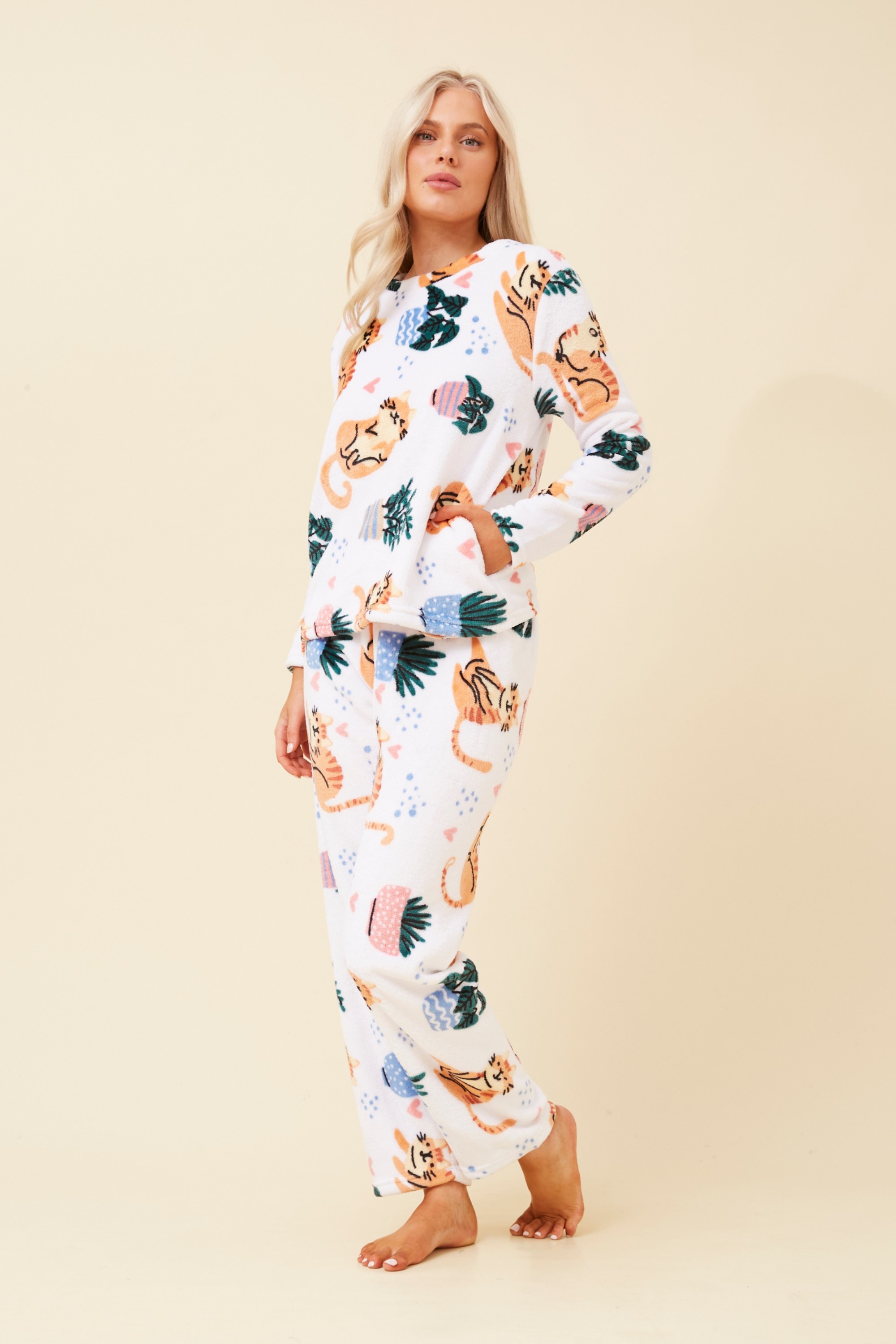 ZEN ANIMAL PRINT PYJAMA SET