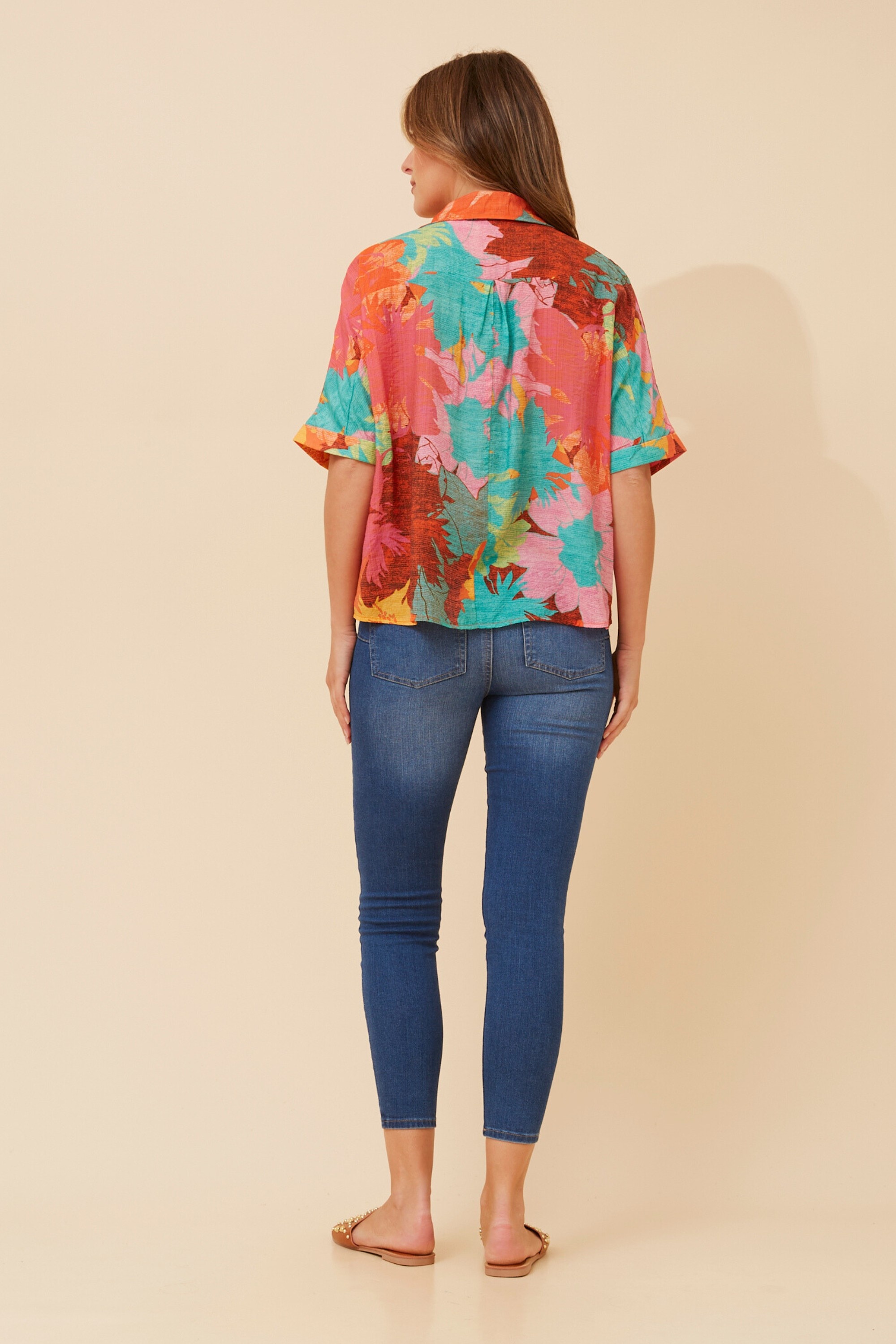 ZENAIDA FLORAL PRINT TOP