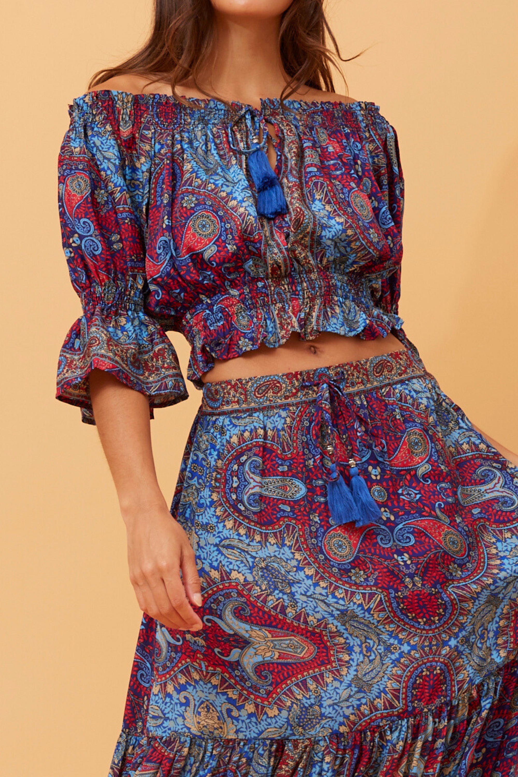 ZENI PAISLEY BOHO SET