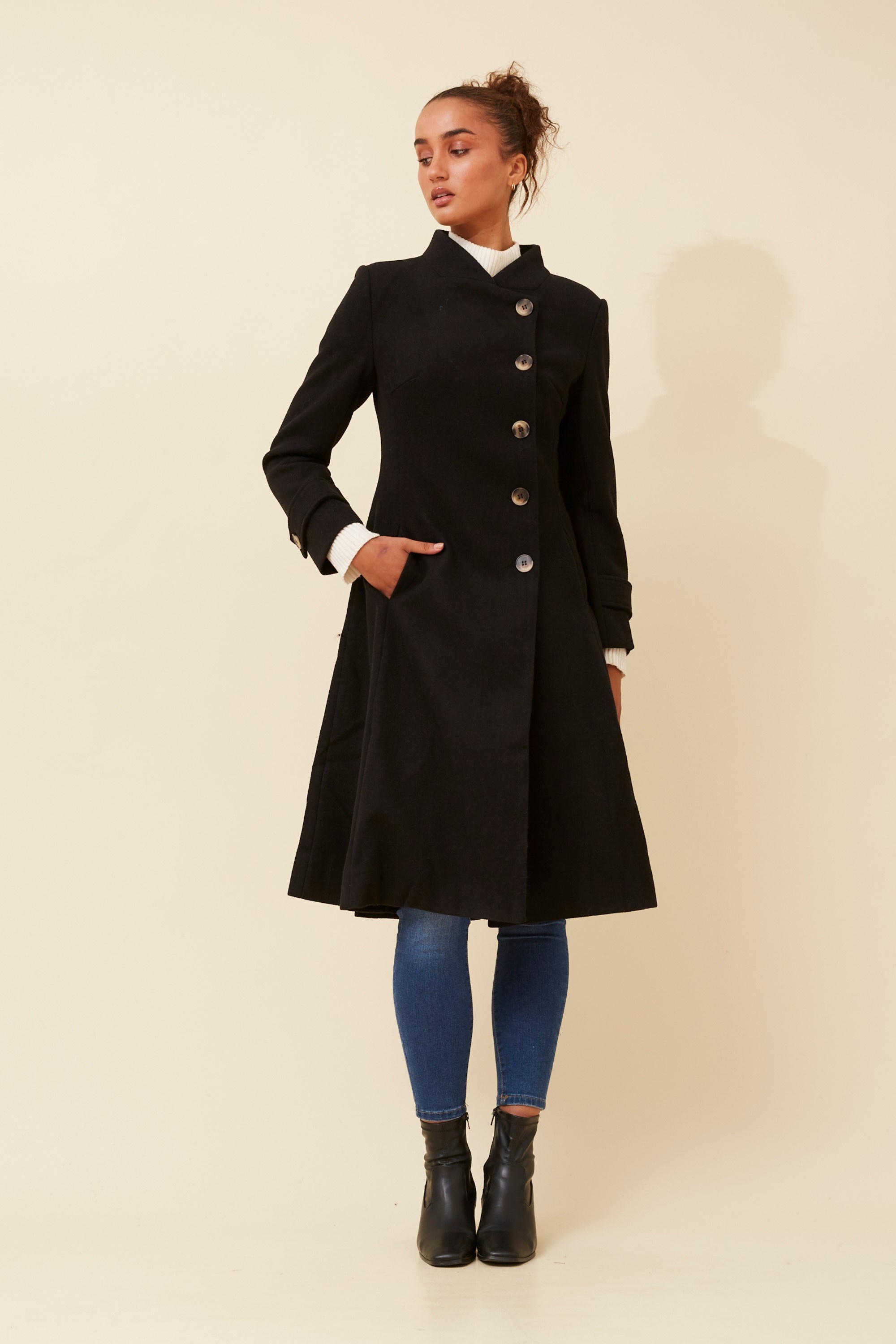 ZENITH FIT AND FLARE COAT