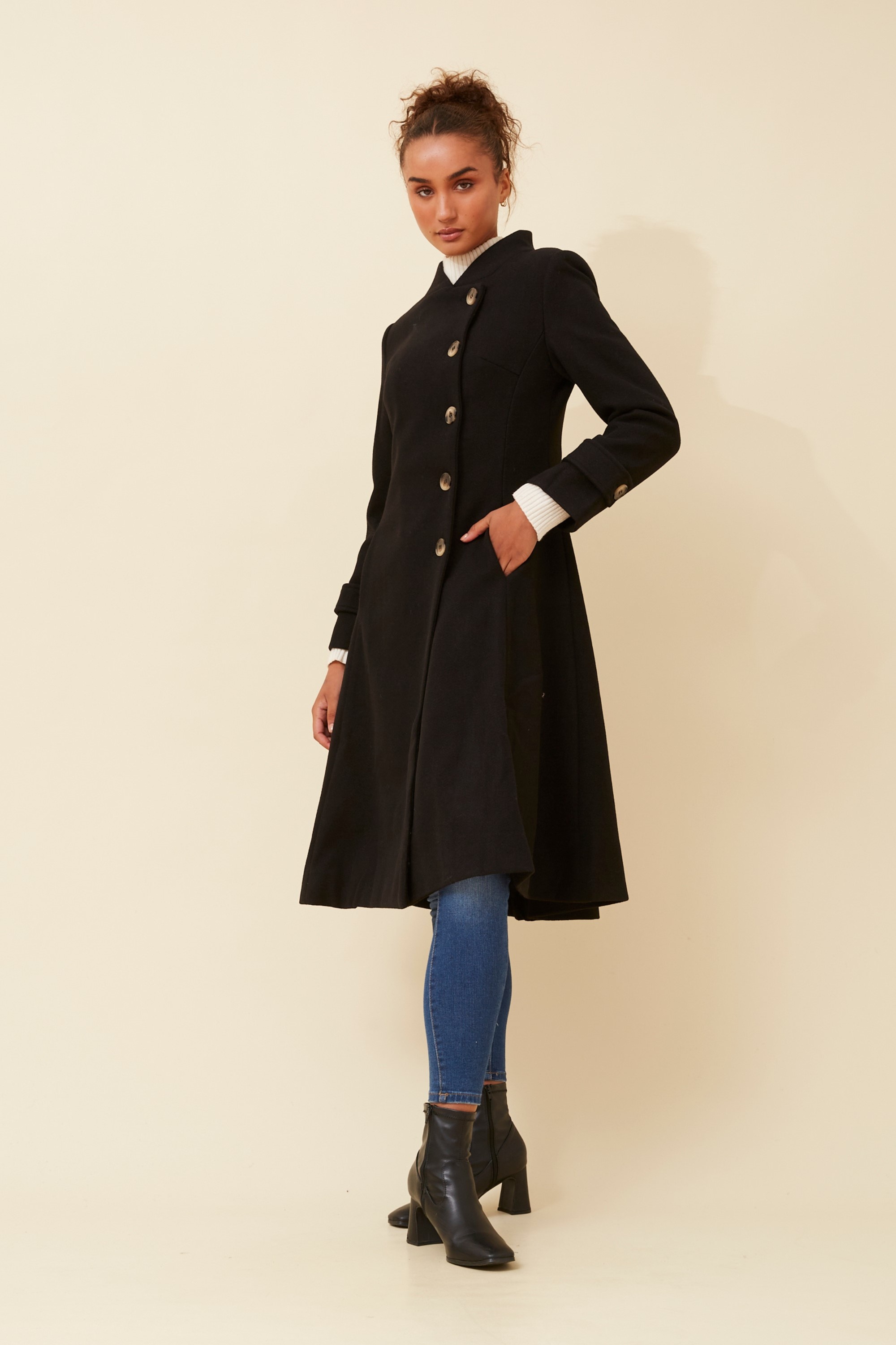 ZENITH FIT AND FLARE COAT