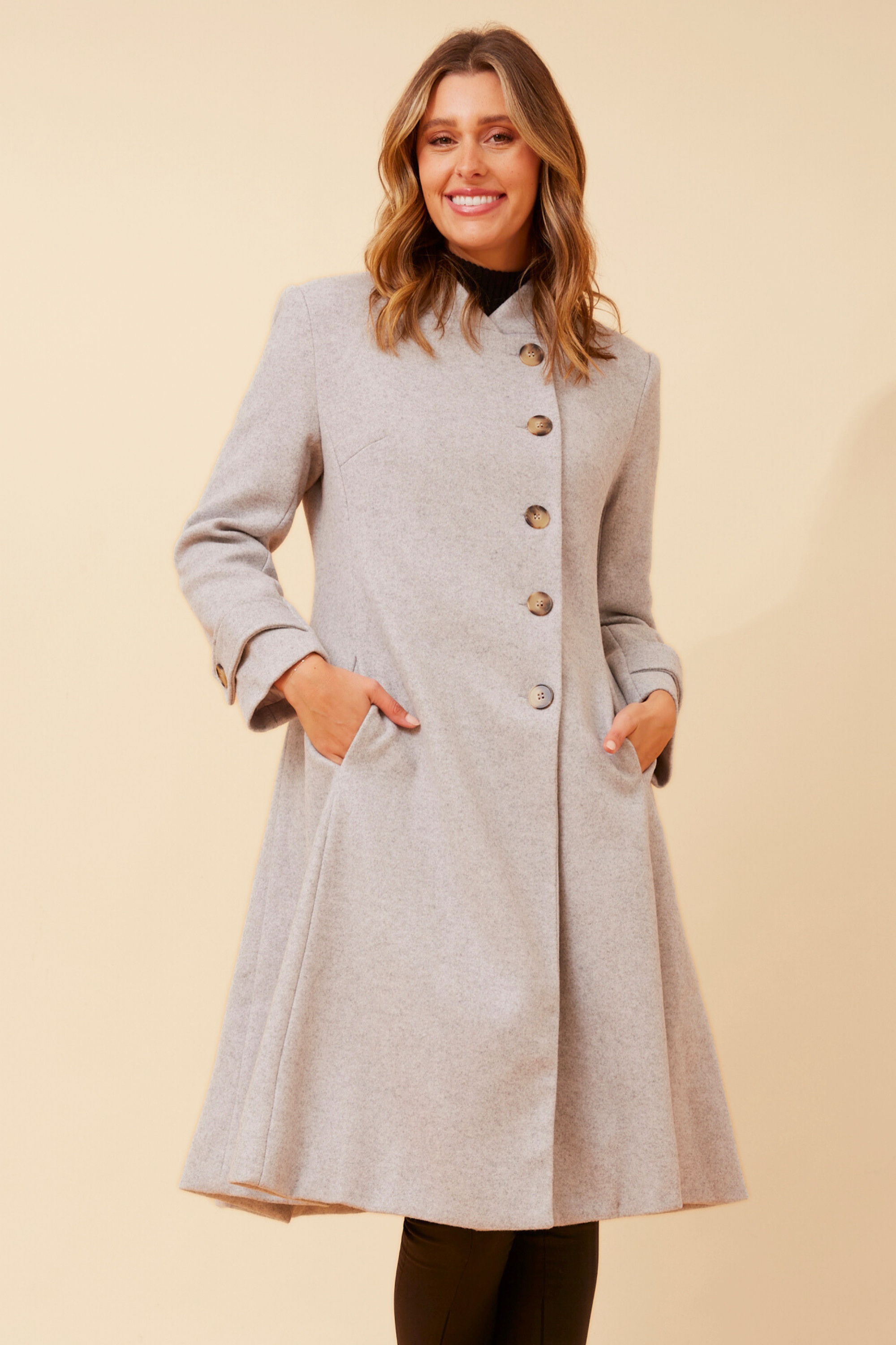ZENITH FIT AND FLARE COAT