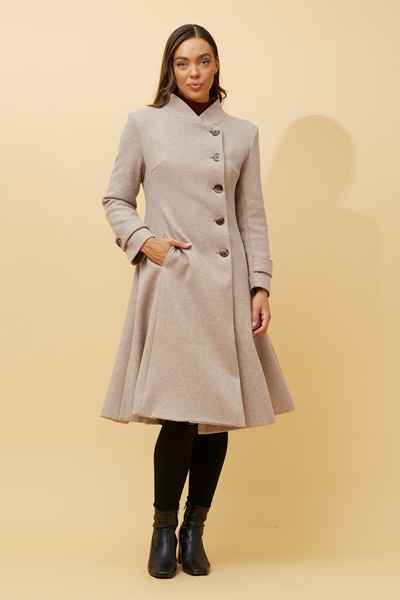 ZENITH FIT AND FLARE COAT
