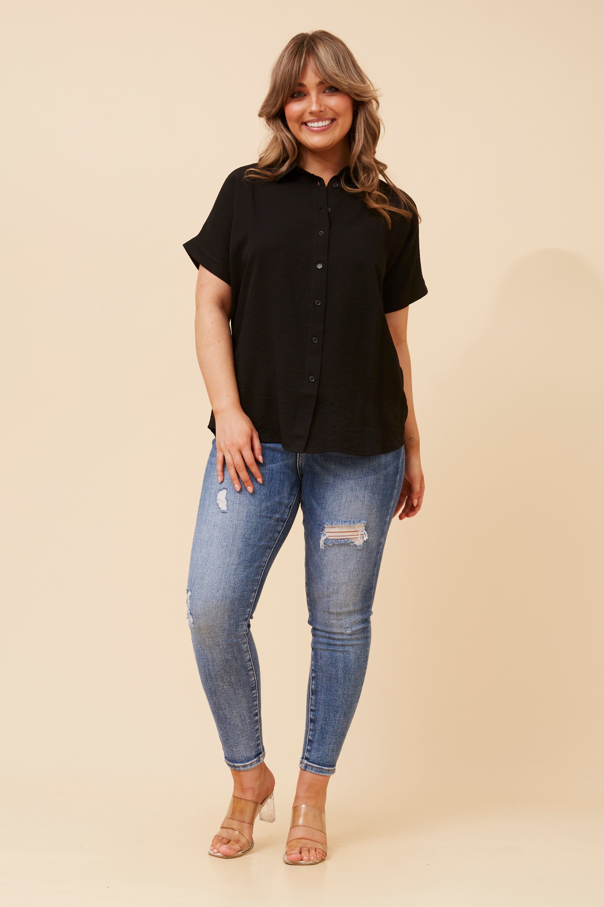 ZIPPORAH SHORT SLEEVES TOP