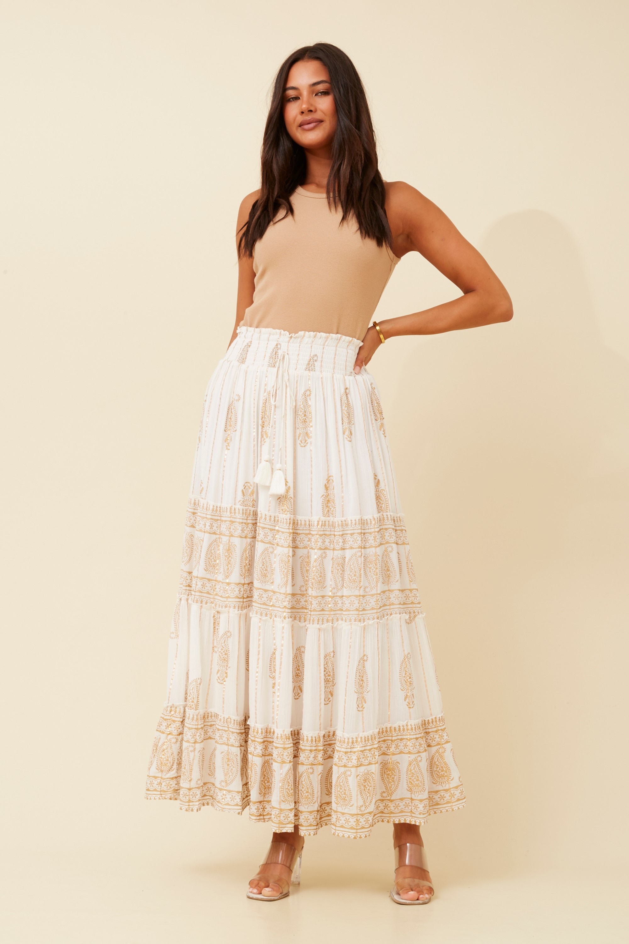 ZOELLA BOHO MAXI SKIRT